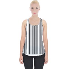 Barcode Pattern Piece Up Tank Top