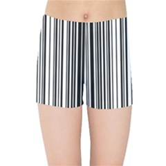 Barcode Pattern Kids  Sports Shorts