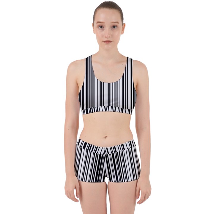 Barcode Pattern Work It Out Gym Set