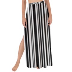 Barcode Pattern Maxi Chiffon Tie-Up Sarong