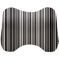 Barcode Pattern Head Support Cushion