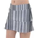 Barcode Pattern Classic Tennis Skirt View1