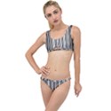 Barcode Pattern The Little Details Bikini Set View1