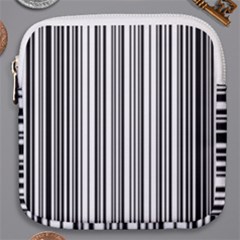 Barcode Pattern Mini Square Pouch