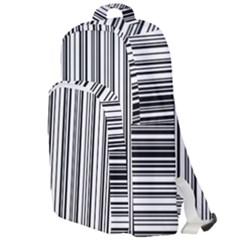 Barcode Pattern Double Compartment Backpack