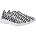 Barcode Pattern Men s Slip On Sneakers View3