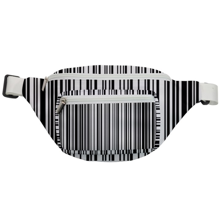 Barcode Pattern Fanny Pack