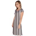 Barcode Pattern Classic Short Sleeve Dress View2