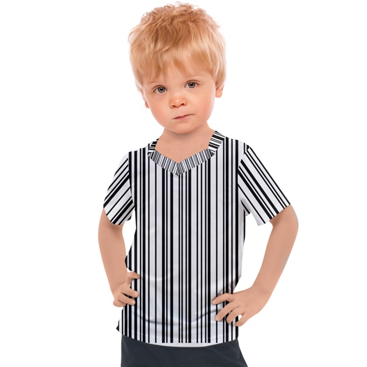 Barcode Pattern Kids  Sports T-Shirt