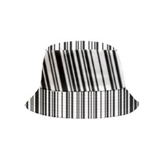 Barcode Pattern Inside Out Bucket Hat (Kids)