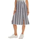 Barcode Pattern Midi Panel Skirt View2