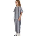 Barcode Pattern Kids  T-Shirt and Pants Sports Set View2