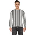 Barcode Pattern Men s Fleece Sweatshirt View1