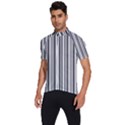 Barcode Pattern Men s Short Sleeve Cycling Jersey View2