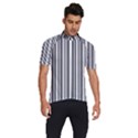 Barcode Pattern Men s Short Sleeve Cycling Jersey View3