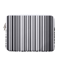 Barcode Pattern 13  Vertical Laptop Sleeve Case With Pocket by Ket1n9