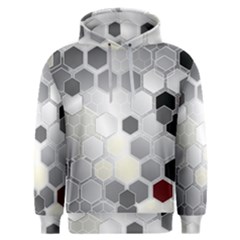 Honeycomb Pattern Men s Overhead Hoodie