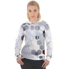 Honeycomb Pattern Women s Overhead Hoodie by Ket1n9