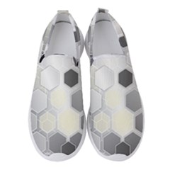 Honeycomb Pattern Women s Slip On Sneakers by Ket1n9