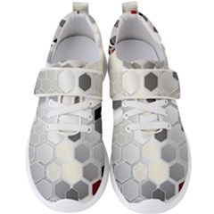 Honeycomb Pattern Men s Velcro Strap Shoes by Ket1n9