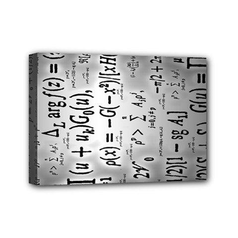 Science Formulas Mini Canvas 7  X 5  (stretched) by Ket1n9