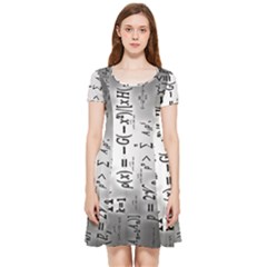 Science Formulas Inside Out Cap Sleeve Dress by Ket1n9