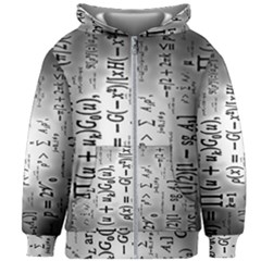 Science Formulas Kids  Zipper Hoodie Without Drawstring