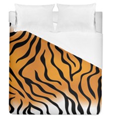 Tiger Skin Pattern Duvet Cover (queen Size) by Ket1n9