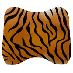 Tiger Skin Pattern Velour Head Support Cushion by Ket1n9