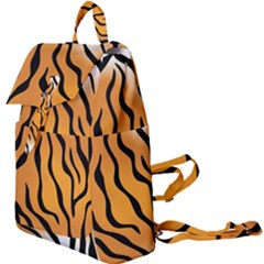 Tiger Skin Pattern Buckle Everyday Backpack by Ket1n9