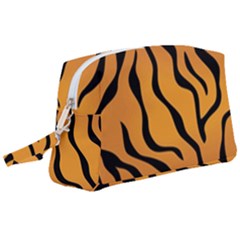 Tiger Skin Pattern Wristlet Pouch Bag (large) by Ket1n9