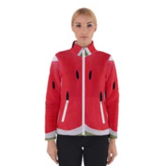 Watermelon Pillow Fluffy Women s Bomber Jacket