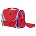 Watermelon Pillow Fluffy Satchel Shoulder Bag View1