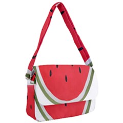 Watermelon Pillow Fluffy Courier Bag by Azkajaya