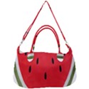 Watermelon Pillow Fluffy Removable Strap Handbag View2