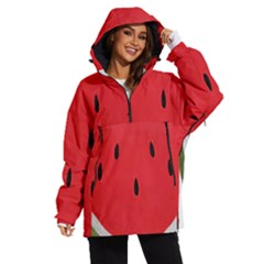 Watermelon Pillow Fluffy Women s Ski And Snowboard Waterproof Breathable Jacket by Azkajaya