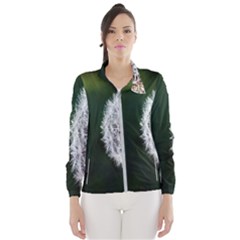 White Flower Women s Windbreaker