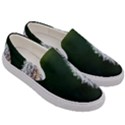 White Flower Men s Canvas Slip Ons View3