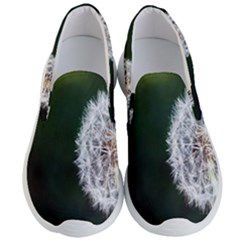 White Flower Men s Lightweight Slip Ons by Azkajaya