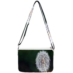 White Flower Double Gusset Crossbody Bag by Azkajaya