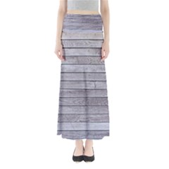 Wood Wooden Wall Wooden Boards Wall Boards Wall Full Length Maxi Skirt by Azkajaya