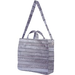 Wood Wooden Wall Wooden Boards Wall Boards Wall Square Shoulder Tote Bag by Azkajaya