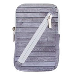 Wood Wooden Wall Wooden Boards Wall Boards Wall Belt Pouch Bag (large) by Azkajaya