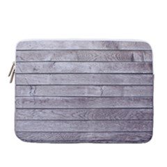 Wood Wooden Wall Wooden Boards Wall Boards Wall 14  Vertical Laptop Sleeve Case With Pocket by Azkajaya