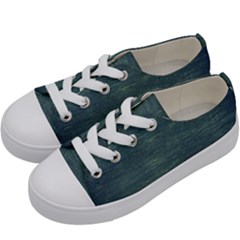 Wooden Wall Kids  Low Top Canvas Sneakers by Azkajaya