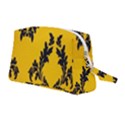 Yellow Regal Filagree Pattern Wristlet Pouch Bag (Medium) View2