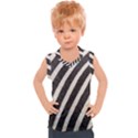 Yellow Regal Filagree Pattern Kids  Sport Tank Top View1