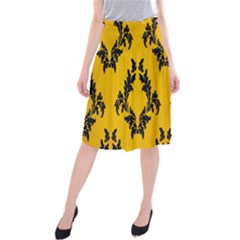 Zebra Zebra Pattern Zebra Fur Zebra Print Strip Midi Beach Skirt by Azkajaya