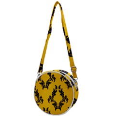 Zebra Zebra Pattern Zebra Fur Zebra Print Strip Crossbody Circle Bag by Azkajaya