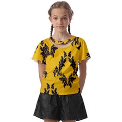 Zebra Zebra Pattern Zebra Fur Zebra Print Strip Kids  Front Cut T-shirt by Azkajaya